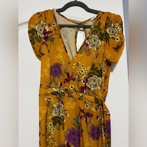 Fashion Nova Floral Multicolor Jumpsuit